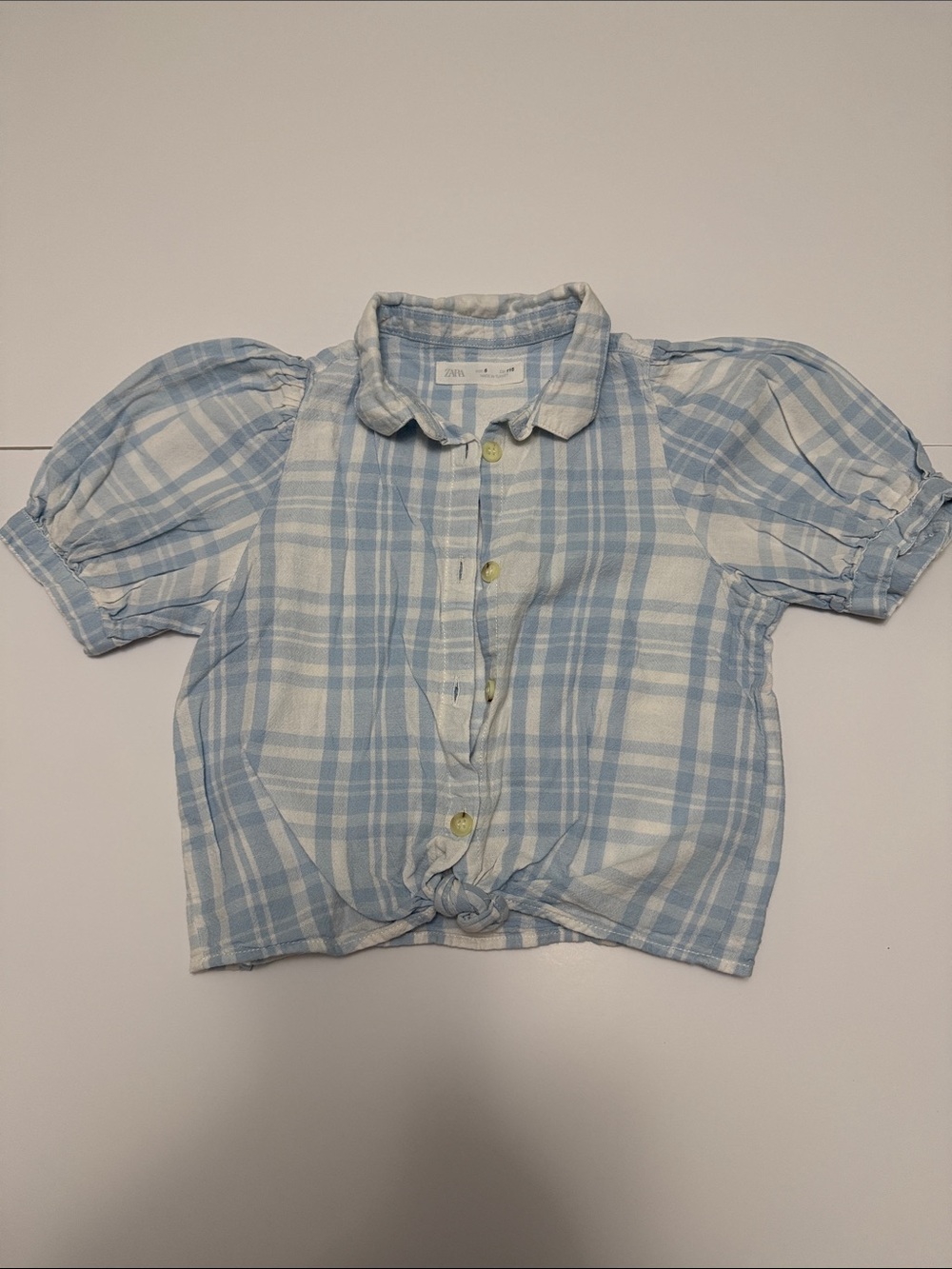 Zara girls button down shirt